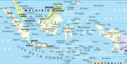 carte indonesie