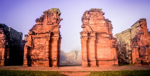 San Ignacio Misiones Argentine ruines jesuites porte principale eglise postshow
