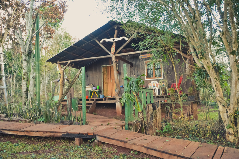 Réserve Yvytu workaway argentine region misiones exterieur cabane principale