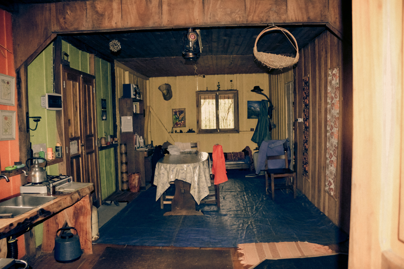 Réserve Yvytu workaway argentine region misiones interieur salon cabane