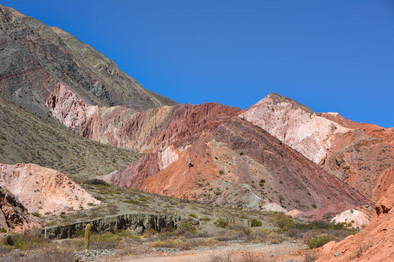 Quebrada de Humahuaca Purmamarca paseo de los colorados couleurs