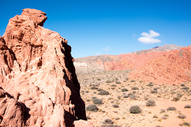 Quebrada de las senoritas Uquia dans la quebrada de humahuaca paysage formation r