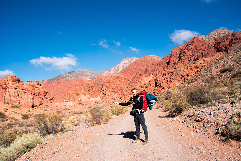 Quebrada de las senoritas Uquia dans la quebrada de humahuaca tim