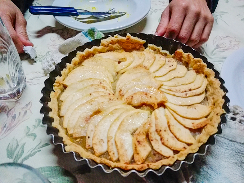 volontariat workaway paraguay san ignacio guazu tarte au pomme cuisine