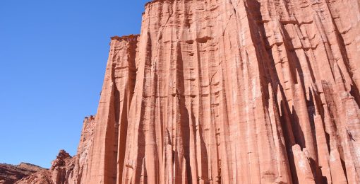 Parc national Talampaya La Rioja cathedrale gothique falaise de gres rouge postshow