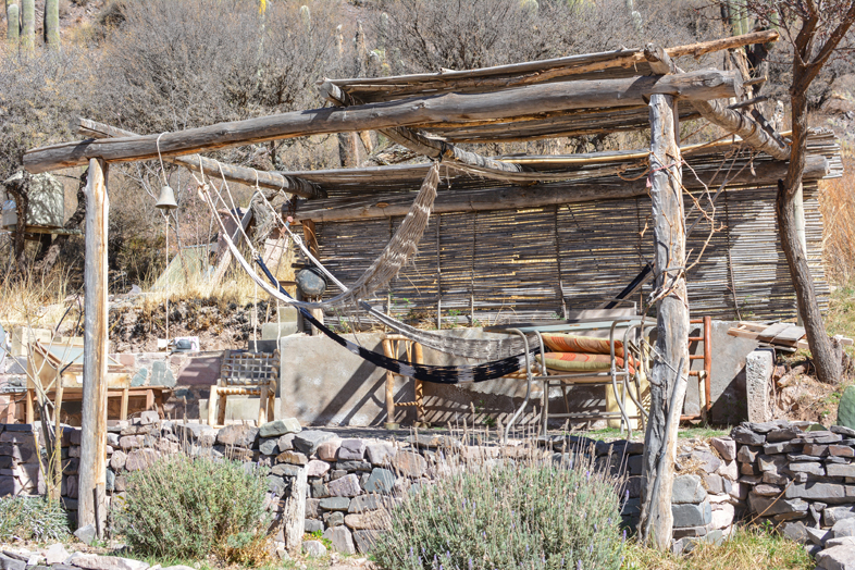 Quebrada de Humahuaca volontariat wwoofing hamacs espace détente