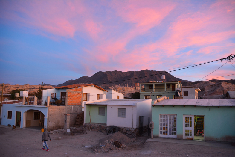 Roadtrip Salta Argentine boucle sud village angastaco route 40 ciel colore