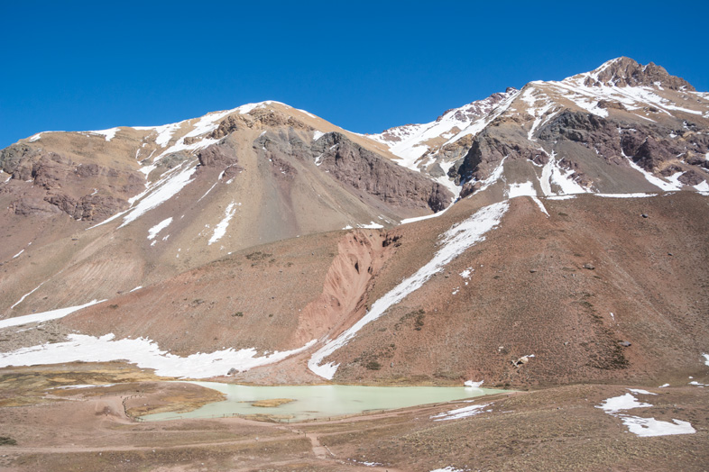 Mendoza visiter montagne Aconcagua Argentine cordillere andes montagnes et laguna de los horcones