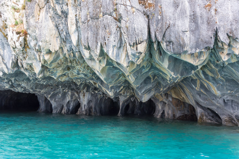 grotte capila de marbol rio puerto tranquilo chapelle