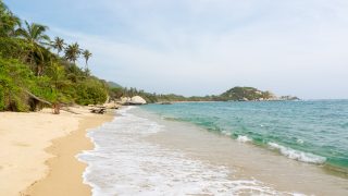 plage la piscina baignade snorkeling parc tayrona colombie postshow