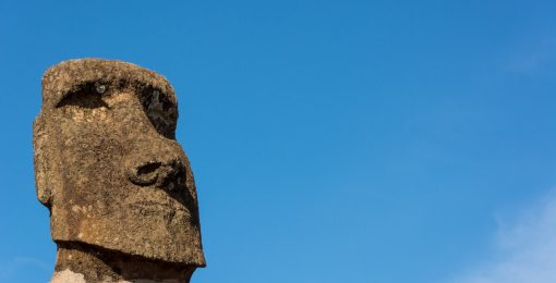Moai Sur L île De Pâques Au Chili