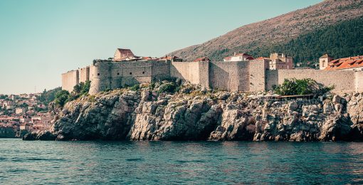 Dubrovnik Depuis La Mer Adriatique