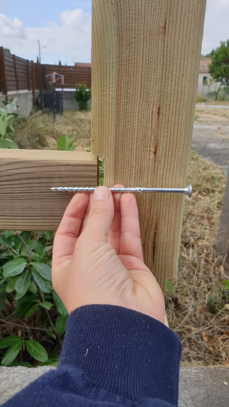 Vis Longue Pour Poteau