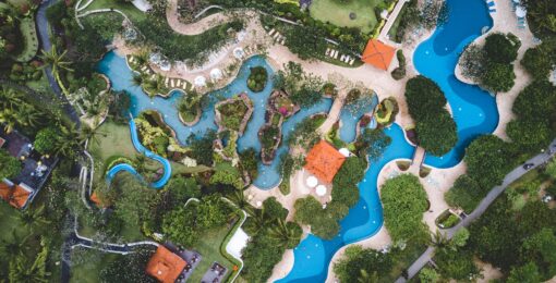 Parc Aquatique Vue Du Ciel