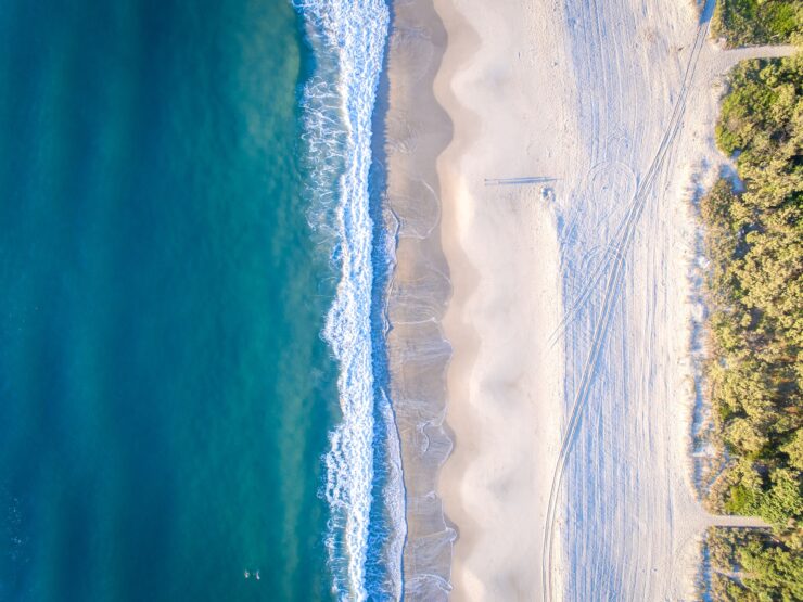 Plage A Cote De Perth En Australie