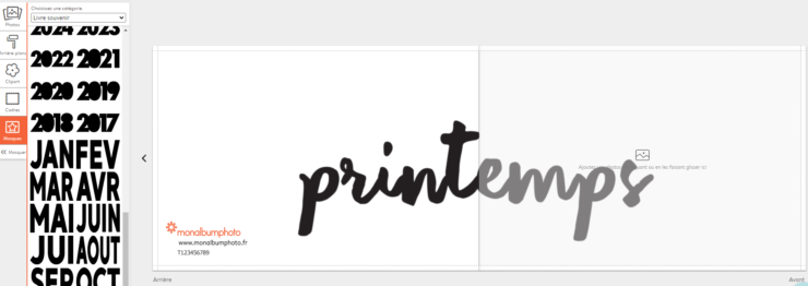 Carte De Voeux Avec Texte Stylise