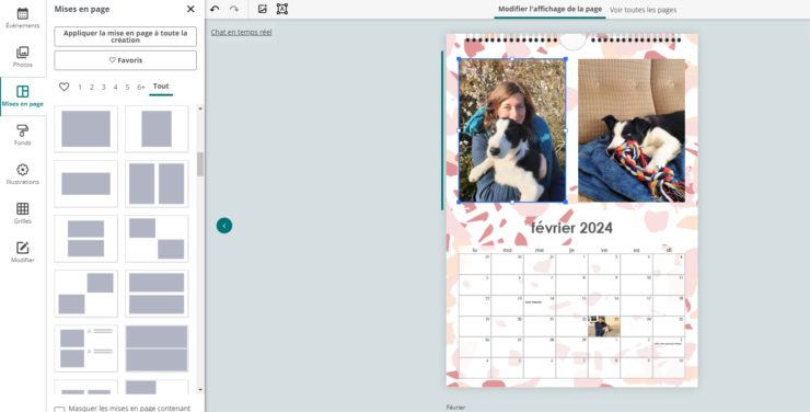 Mise En Page Des Photographies