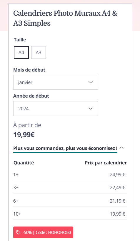 Option Pour Personnaliser L'agenda