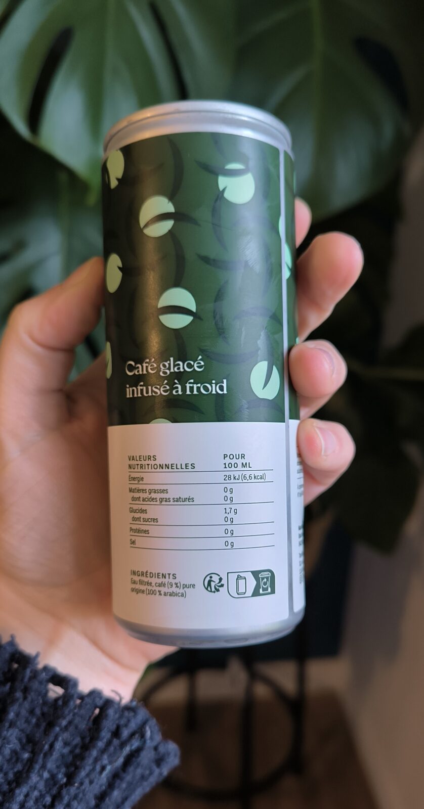 Ingredient Cafe Brew Cold