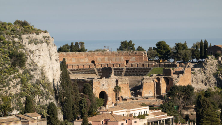 Taormina Et Arene En Sicile