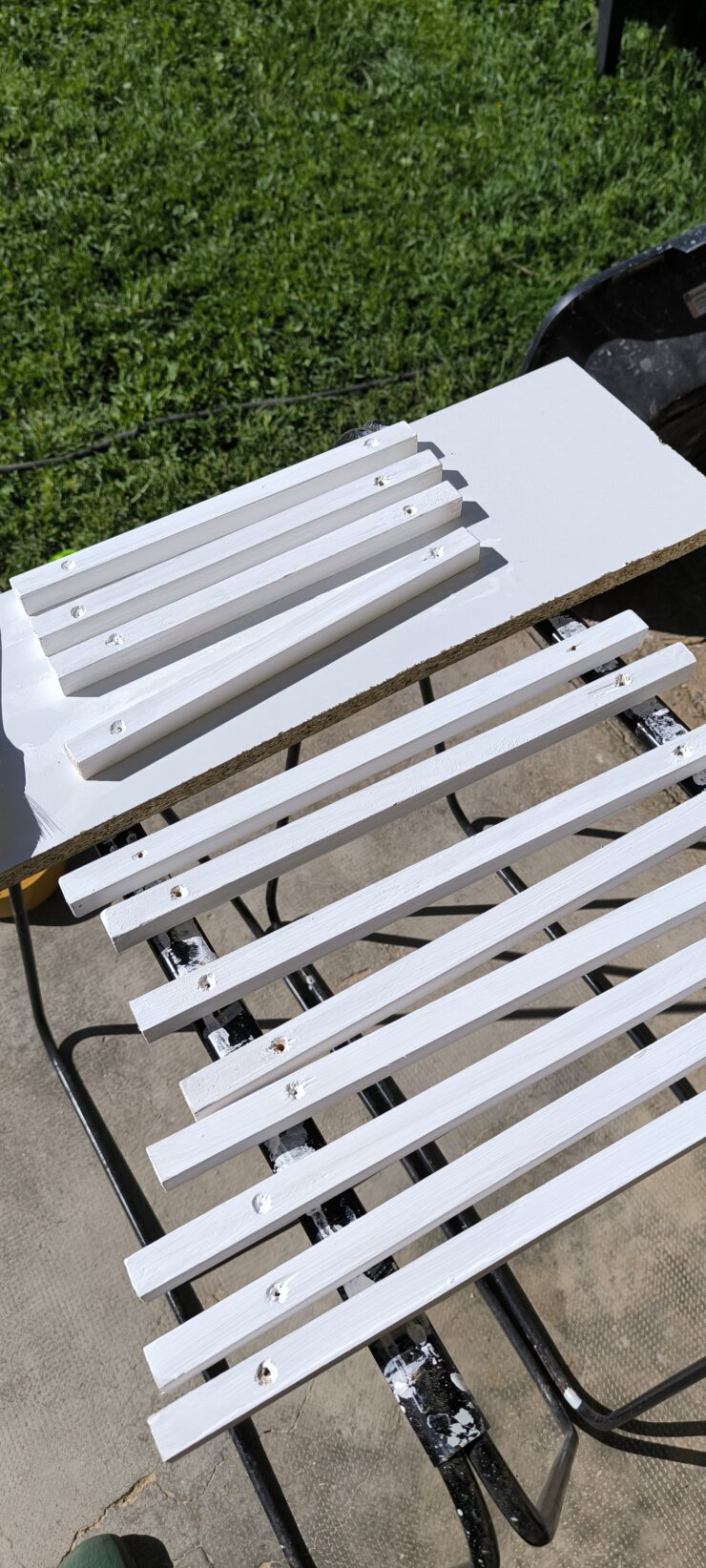 Tasseaux Peints Pour Planches