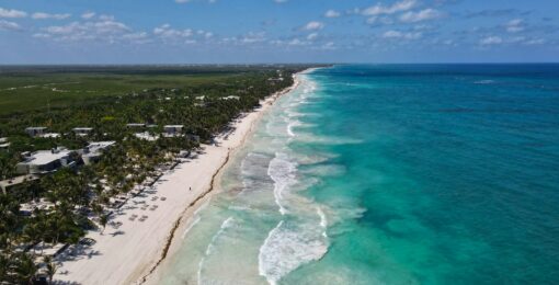Mer Sable Blanc Au Mexique