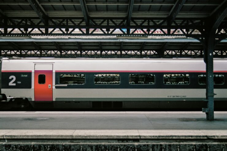 Tgv En Gare De Paris