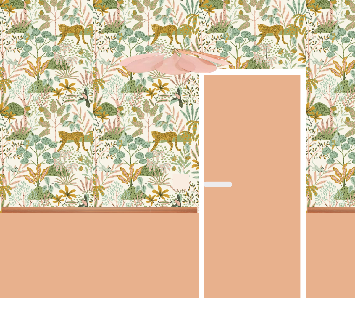 Chambre Bebe Corail Et Terracotta Et Tasseau