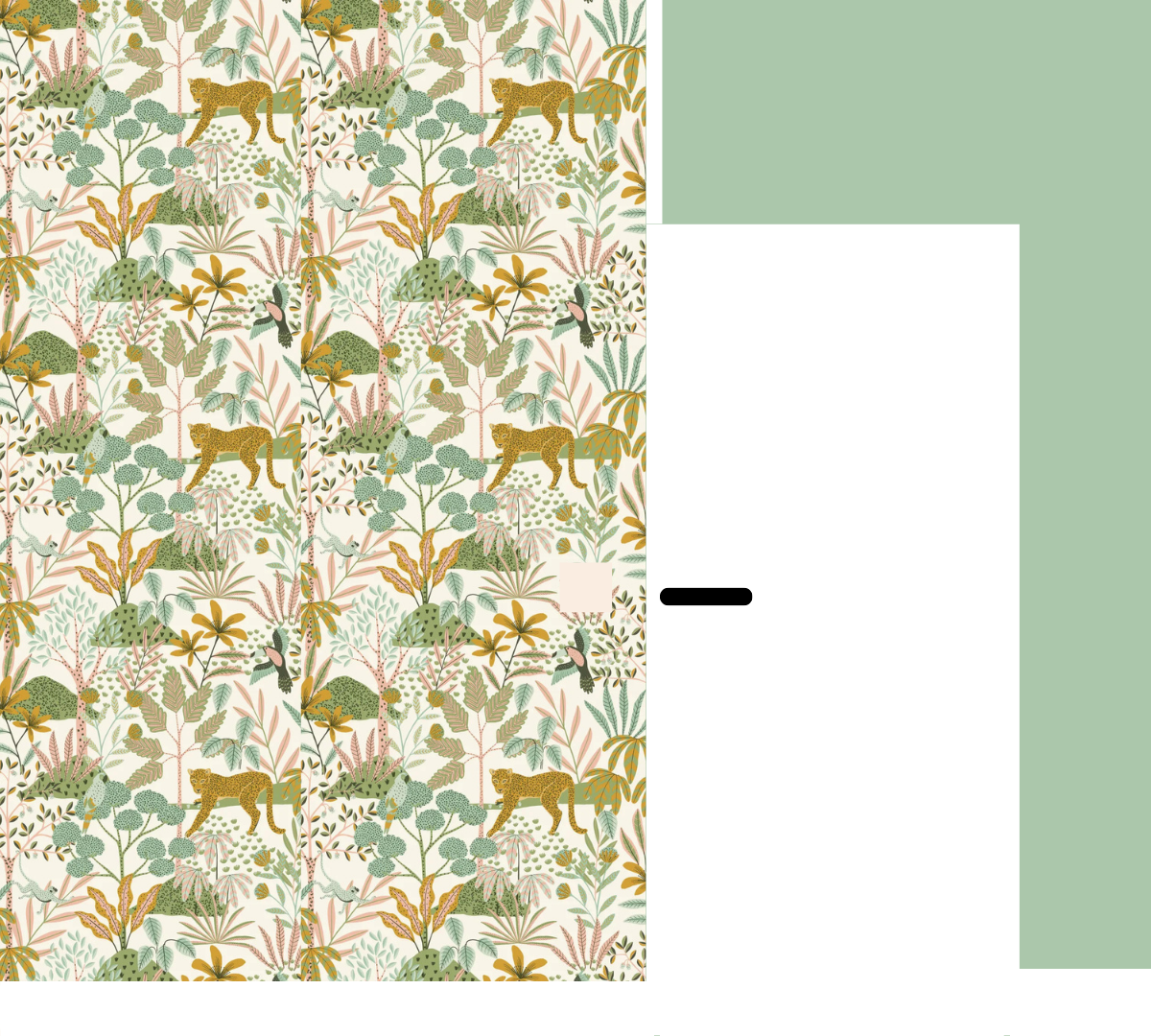Vert Clair Et Papier Peint Jungle
