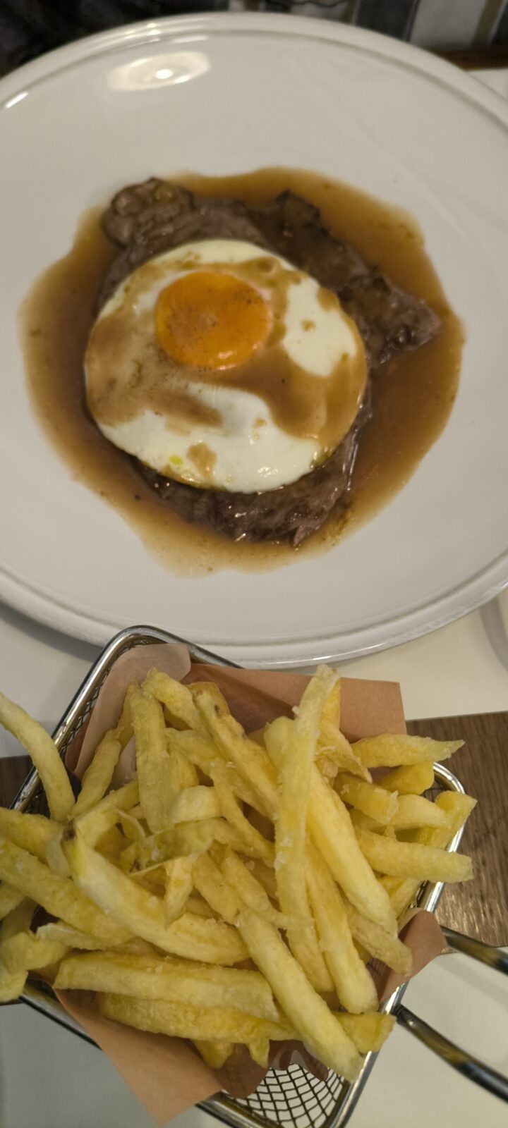 Bitoque Avec Oeuf Plat Portugais