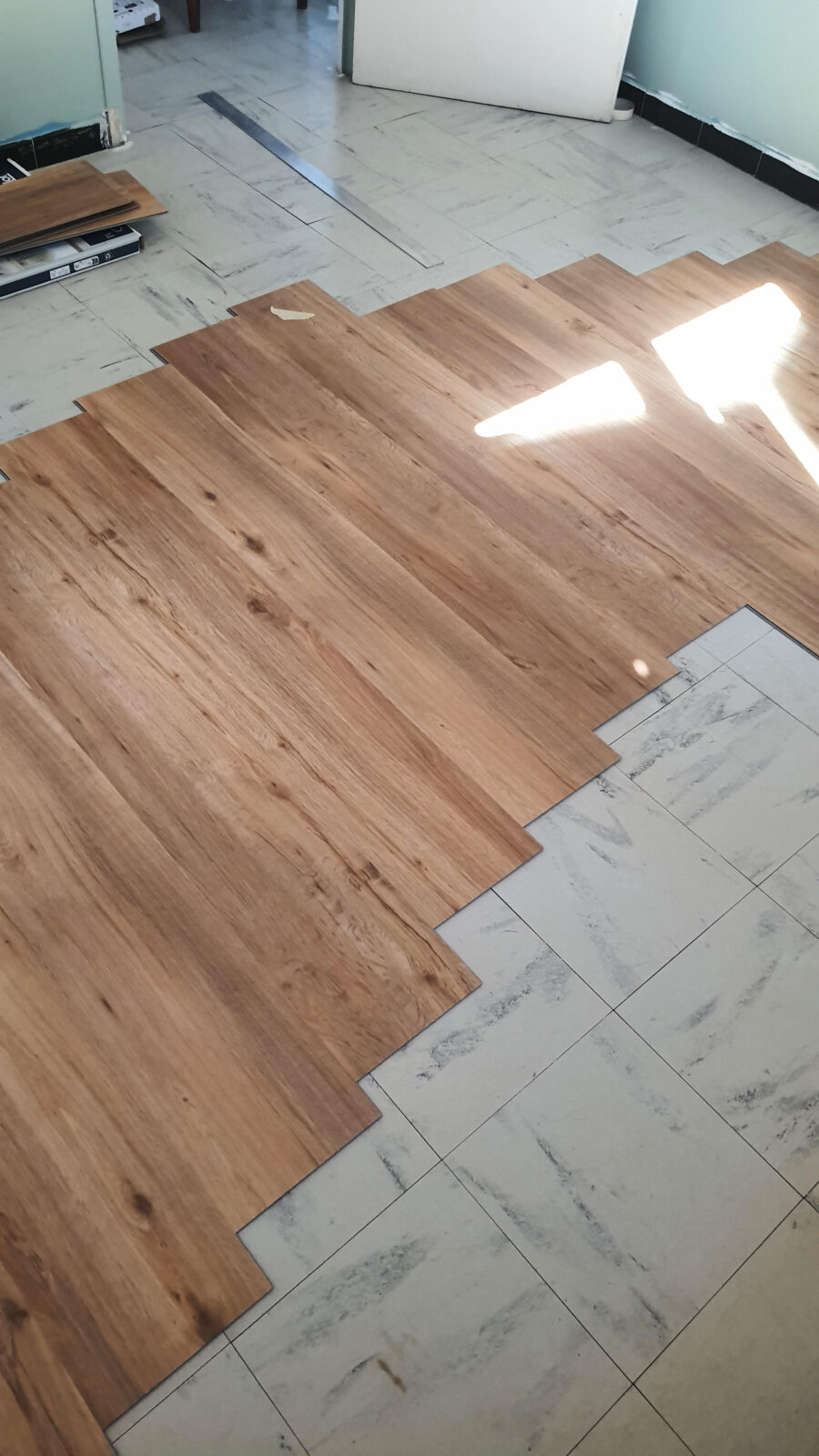 Disposition Du Parquet Pvc Effet Chêne