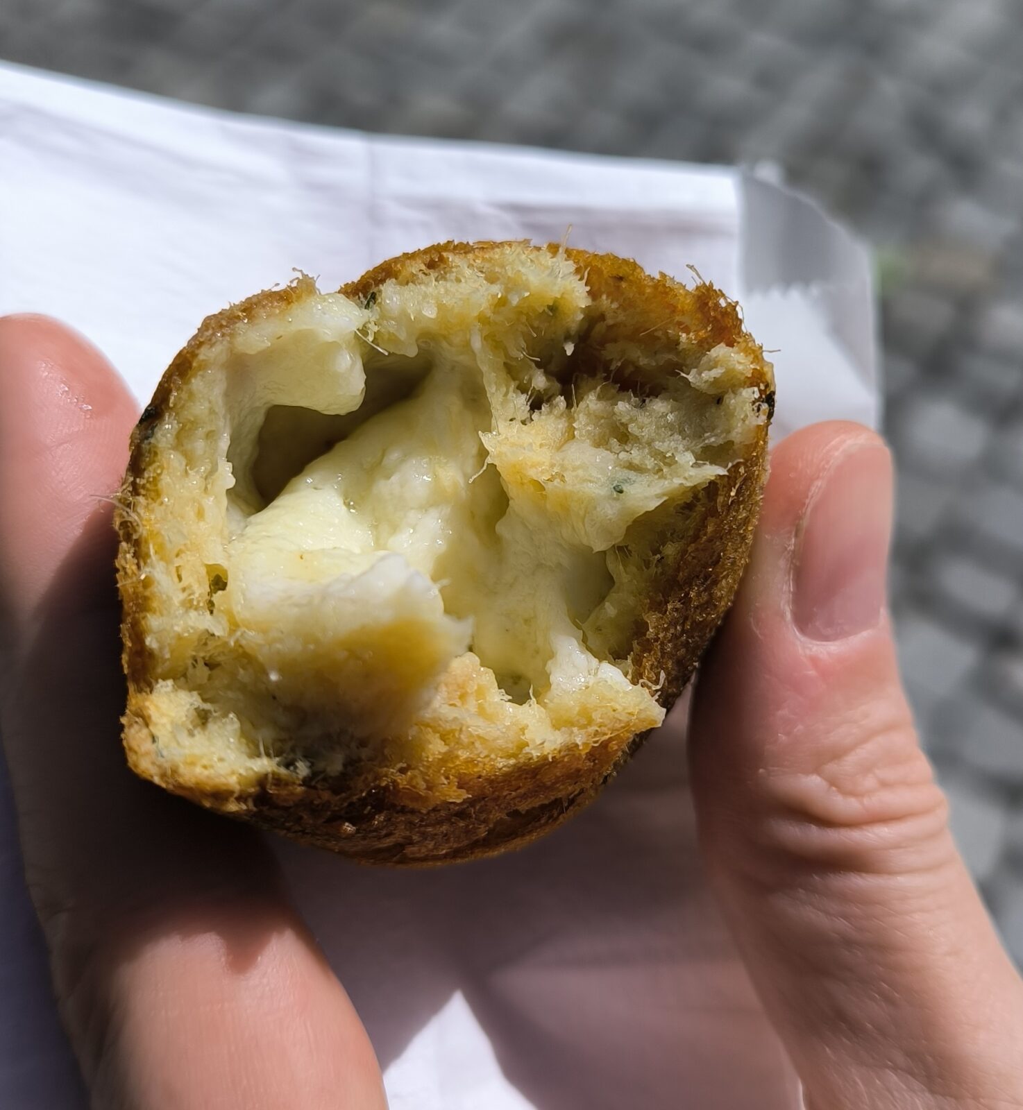 Gateau De Morue Avec Du Fromage