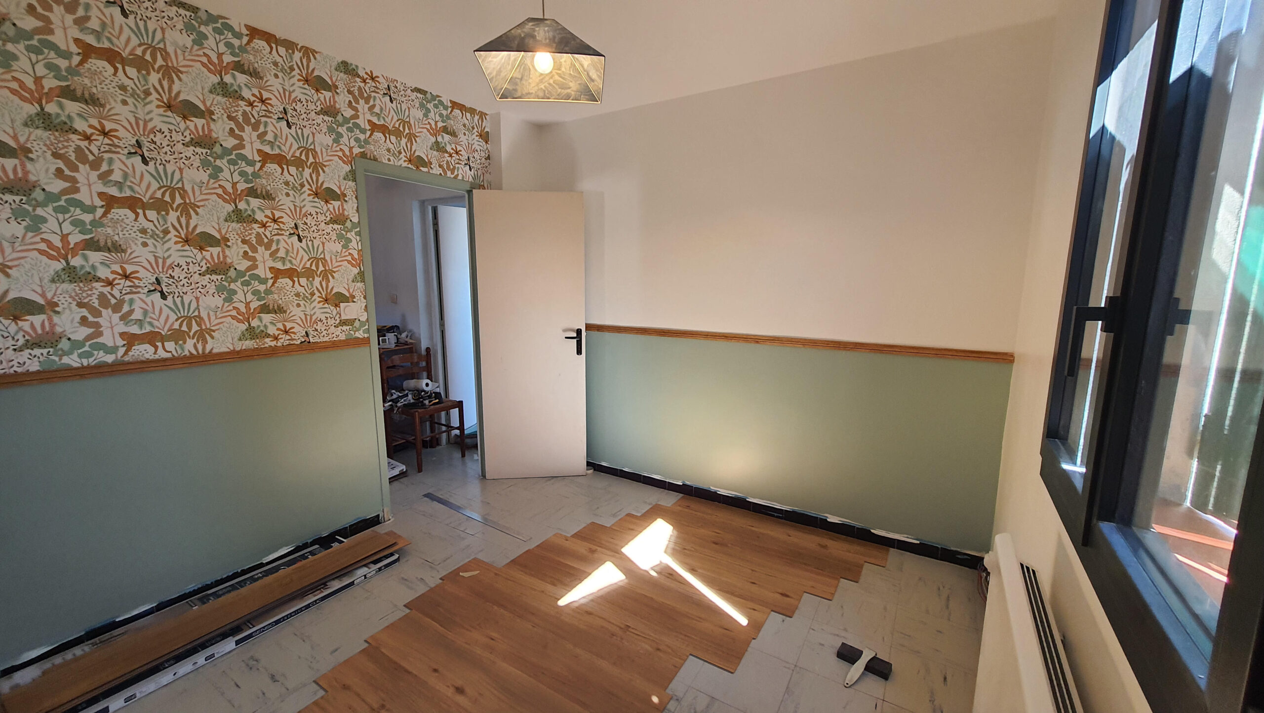 Placement Du Parquet En Pvc Chambre Bebe