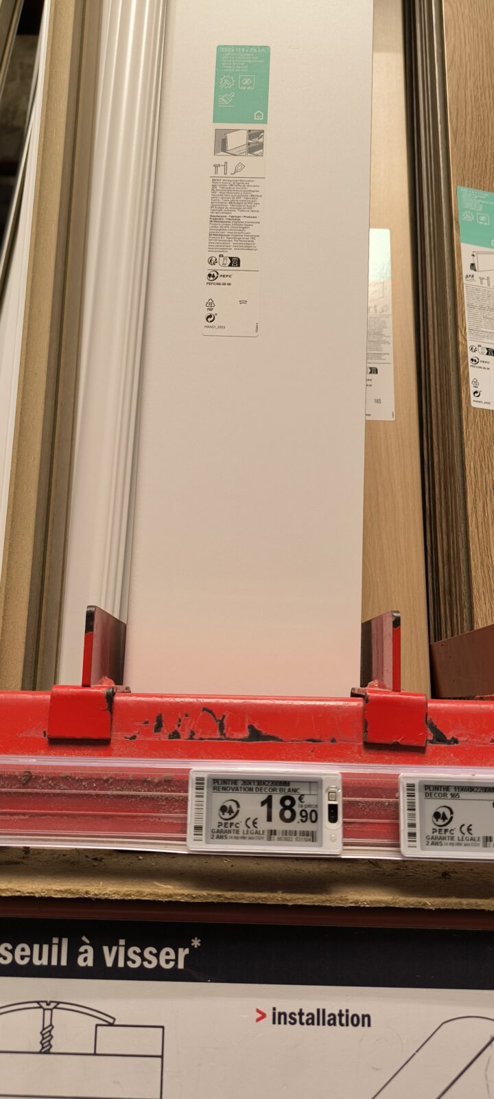 Surplinthes De Renovation Blanche