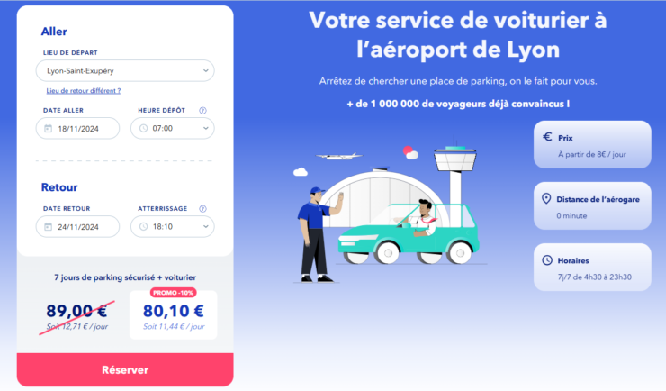 Service De Réservation Voiturier