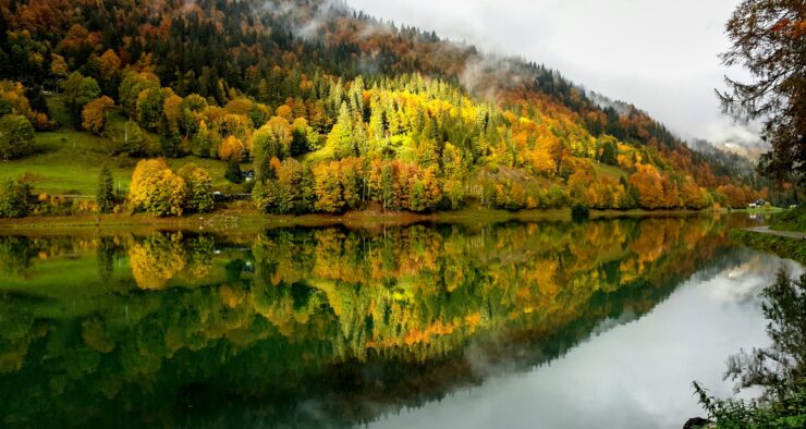 Le Lac En Automne