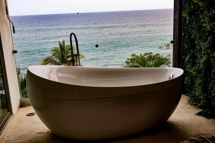 Jacuzzi Avec Vue Sur La Cote