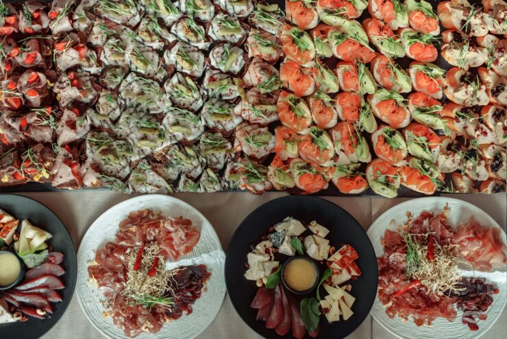 Repas De Buffet Au Restaurant De Lhotel
