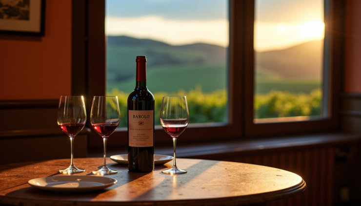 Degustation Barolo Italien