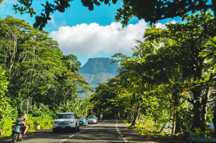 Transfert Ile Polynesie Sur Route