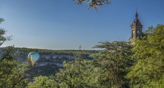 Montgolfiere Paysage