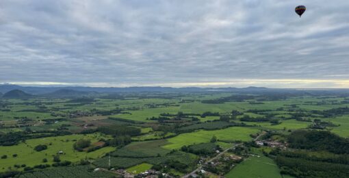 Montgolfiere Paysage En France
